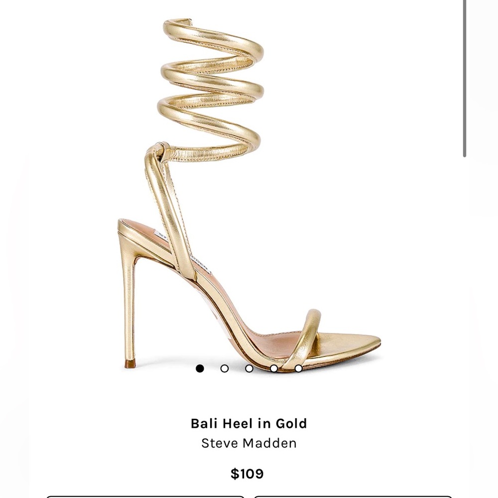 COPY - Steve Madden Bali Heel in GOLD